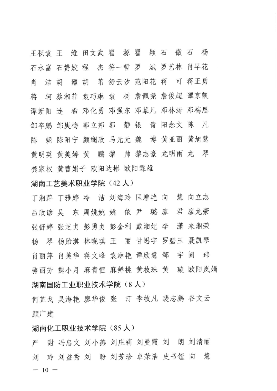 2022年湖南“專升本” 省內(nèi)生源建檔立卡畢業(yè)生報(bào)考資格審核結(jié)果的公示(圖10)