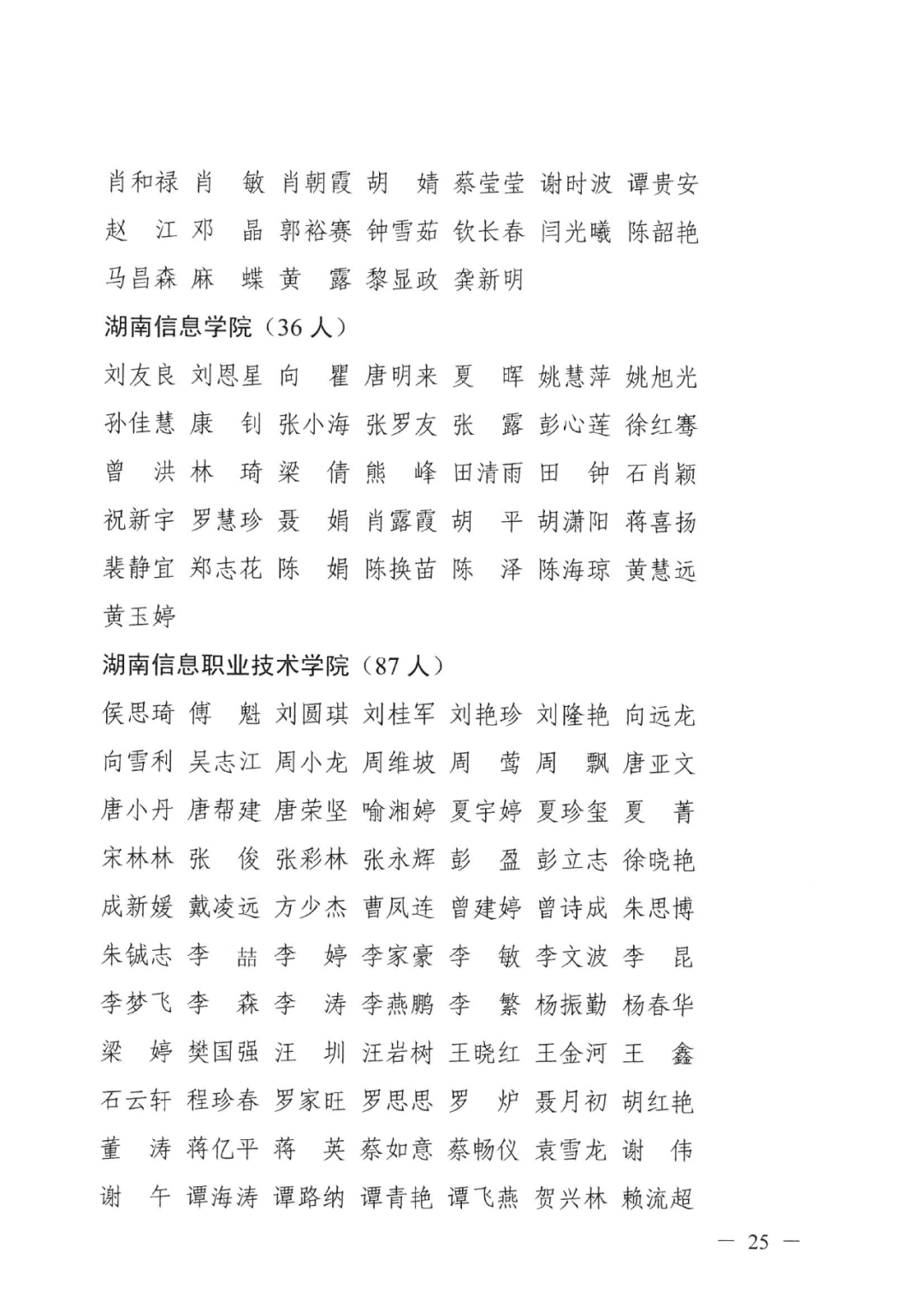 2022年湖南“專升本” 省內(nèi)生源建檔立卡畢業(yè)生報(bào)考資格審核結(jié)果的公示(圖25)