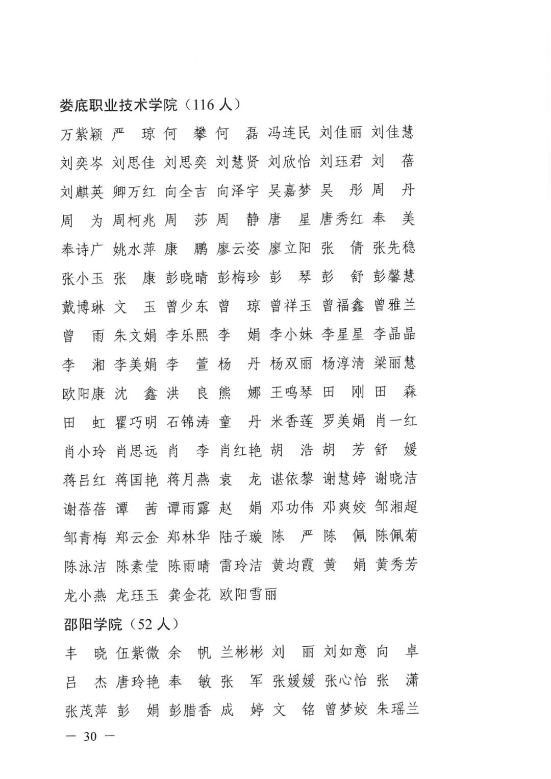 2022年湖南“專升本” 省內(nèi)生源建檔立卡畢業(yè)生報(bào)考資格審核結(jié)果的公示(圖30)