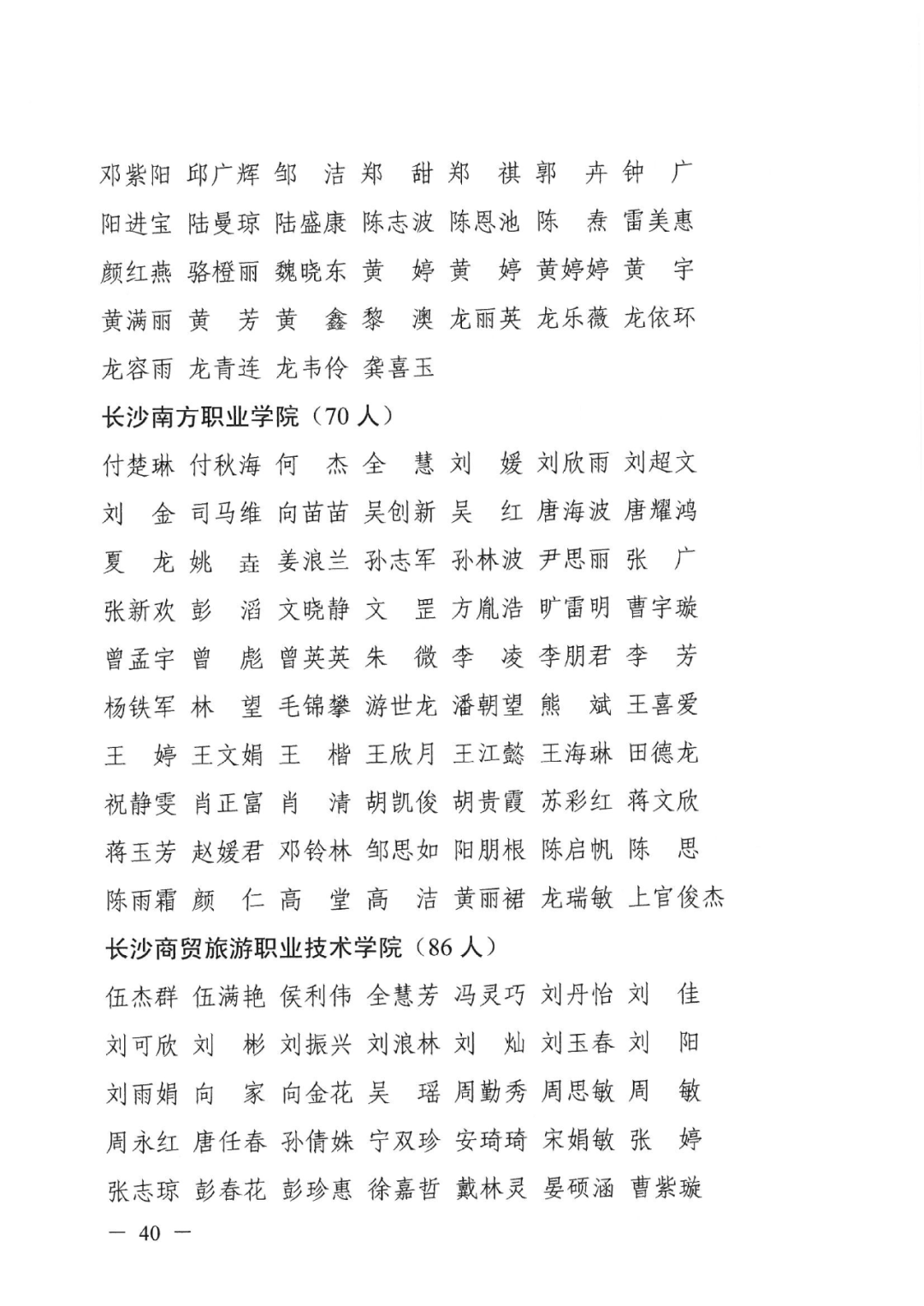 2022年湖南“專升本” 省內(nèi)生源建檔立卡畢業(yè)生報(bào)考資格審核結(jié)果的公示(圖40)