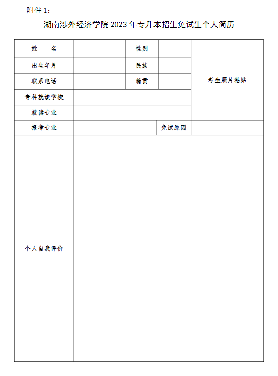 湖南涉外經濟學院專升本