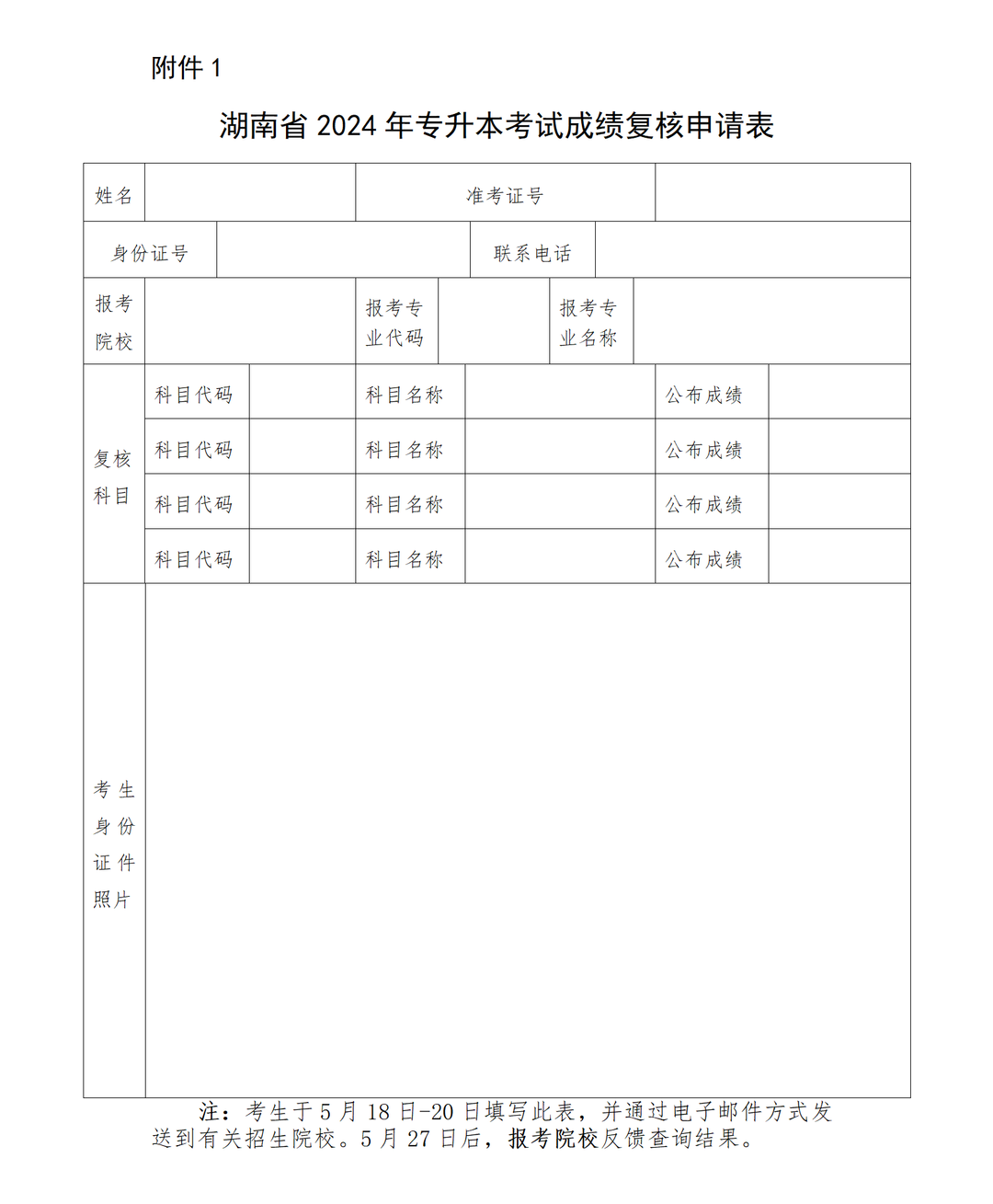 2024年湖南省專升本考試成績(jī)查詢公告