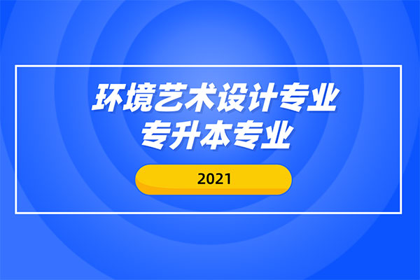 環(huán)境藝術(shù)設(shè)計(jì)專業(yè)專升本專業(yè)有哪些？