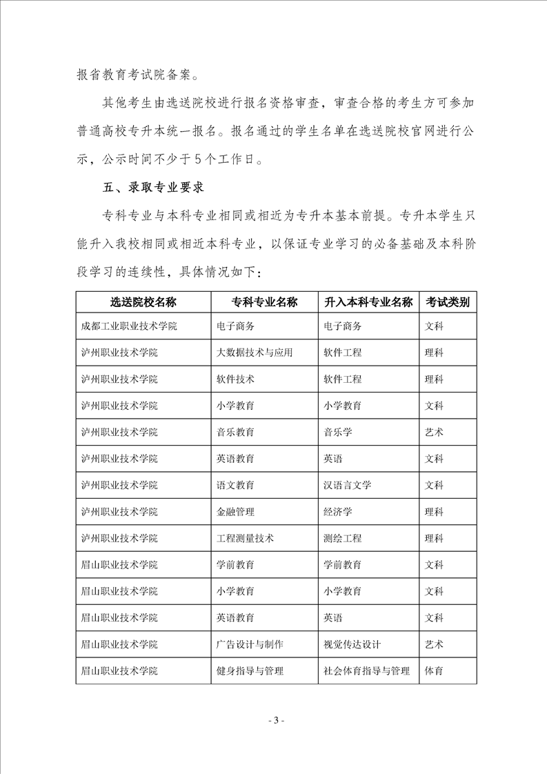 2023年內(nèi)江師范學(xué)院專升本招生簡章已發(fā)布~學(xué)費3700-7000?。。?圖3)