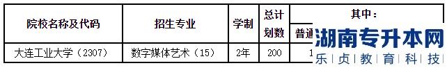 2023年大連工業(yè)大學(xué)專升本招生計劃(圖2)