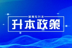 2024年湖南專升本考試政策詳細(xì)解讀