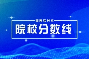 湖南工商大學2023年專升本錄取分數(shù)線